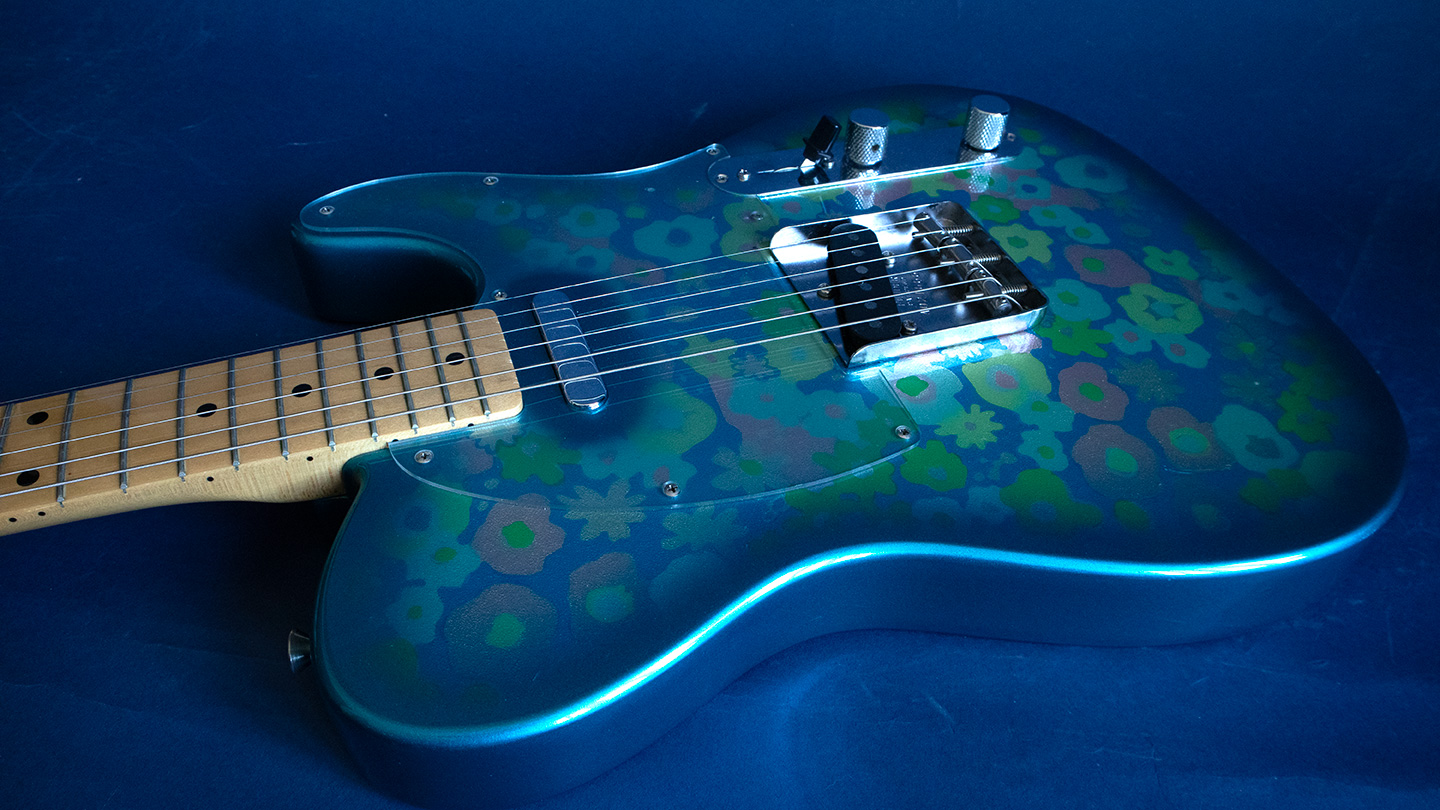 2002 Fender Blue Floral Telecaster Willie s Guitars