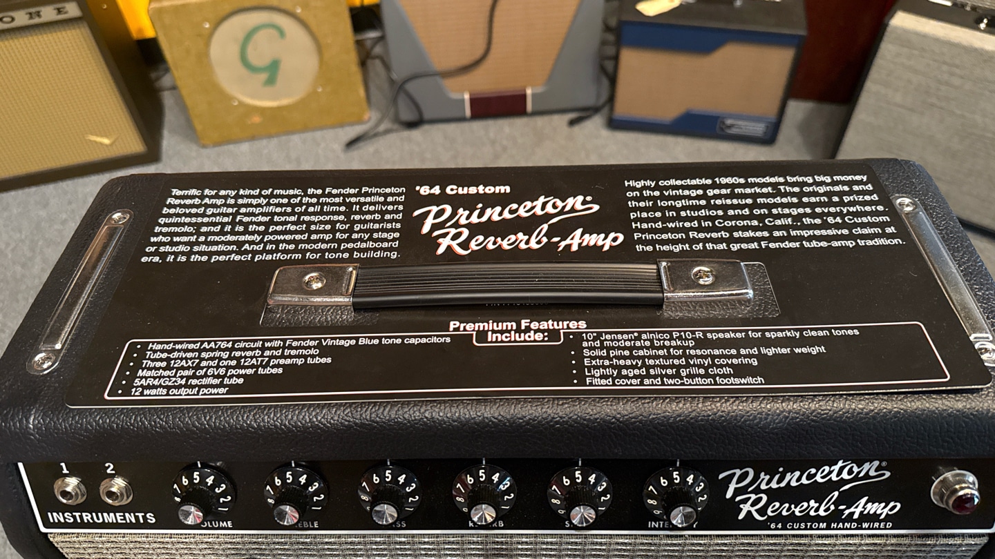 New Fender '64 Custom Princeton Reverb - Willie's Guitars