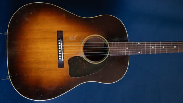 1946 Gibson J-45 Script Logo