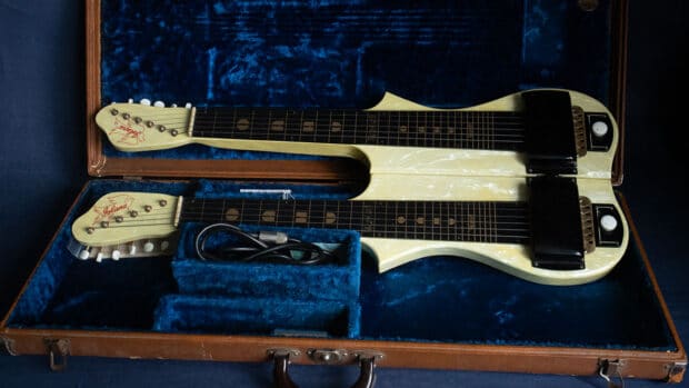 1950's Oahu Iolana Double Neck Steel